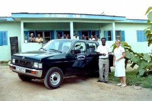 Auto voor kliniek voor spreekuur in omliggende  dorpen