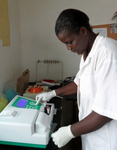 nieuw laboratorium apparatuur voor o.a. bloed  onderzoeken